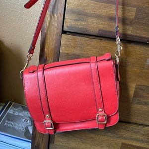 Red Fashion Accent Satchel
